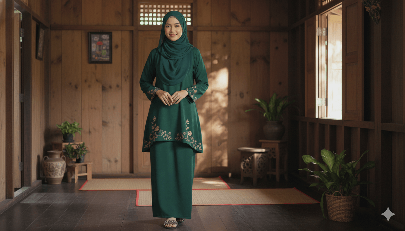 baju kurung pahang