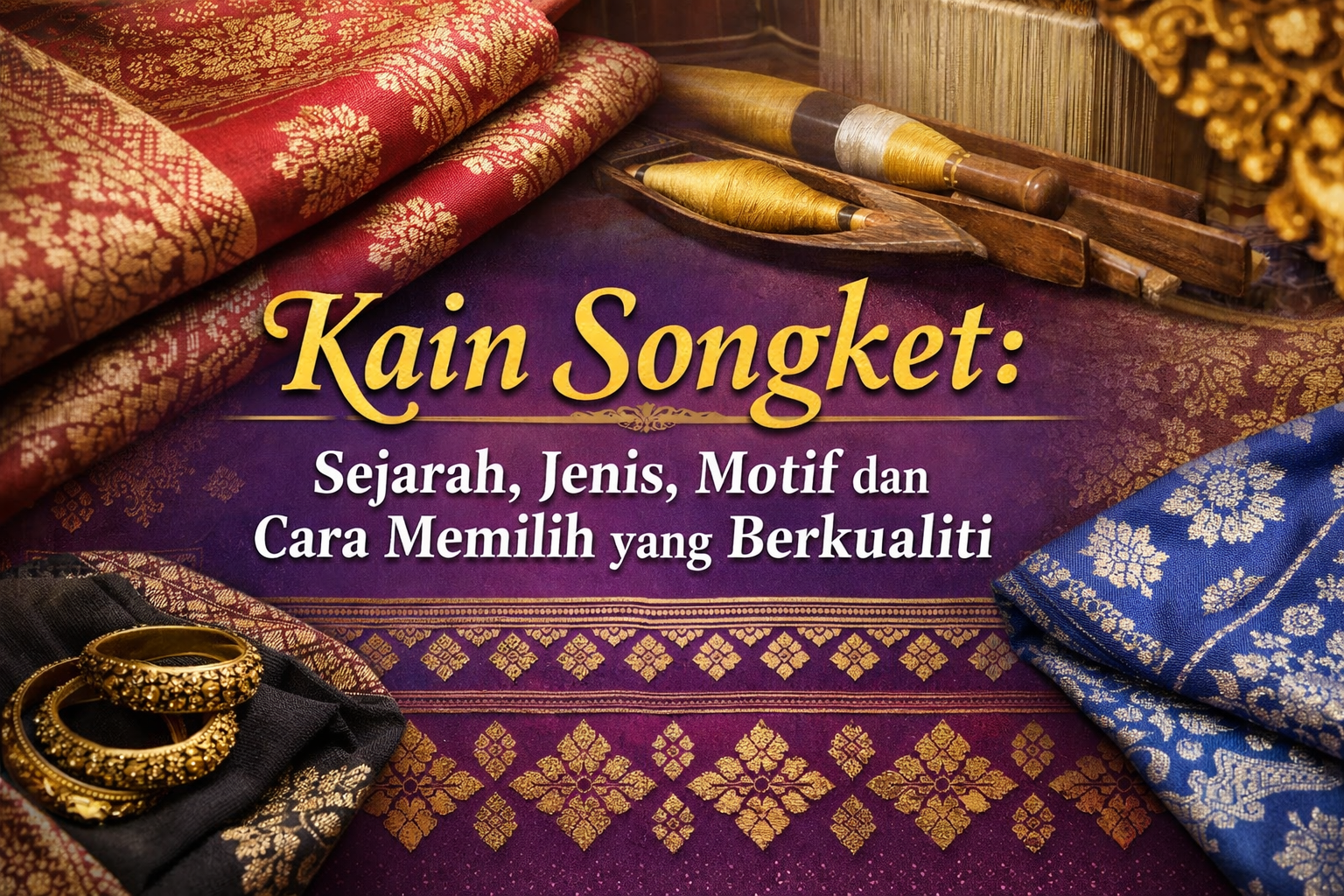 Kain Songket Eksklusif: Jenis, Harga dan Cara Pilih Yang Terbaik